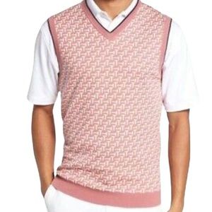 NWT Ted Baker London Tommas  golf merino wool vest